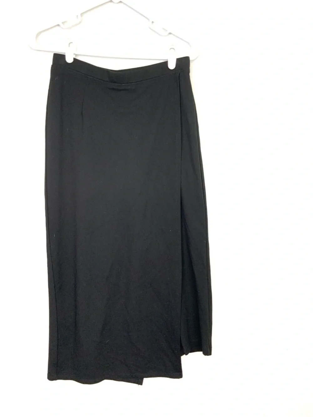 Betabrand‎ Medium The Sassiest Pants Black Skirt Overlay Crop Modest Athleisure